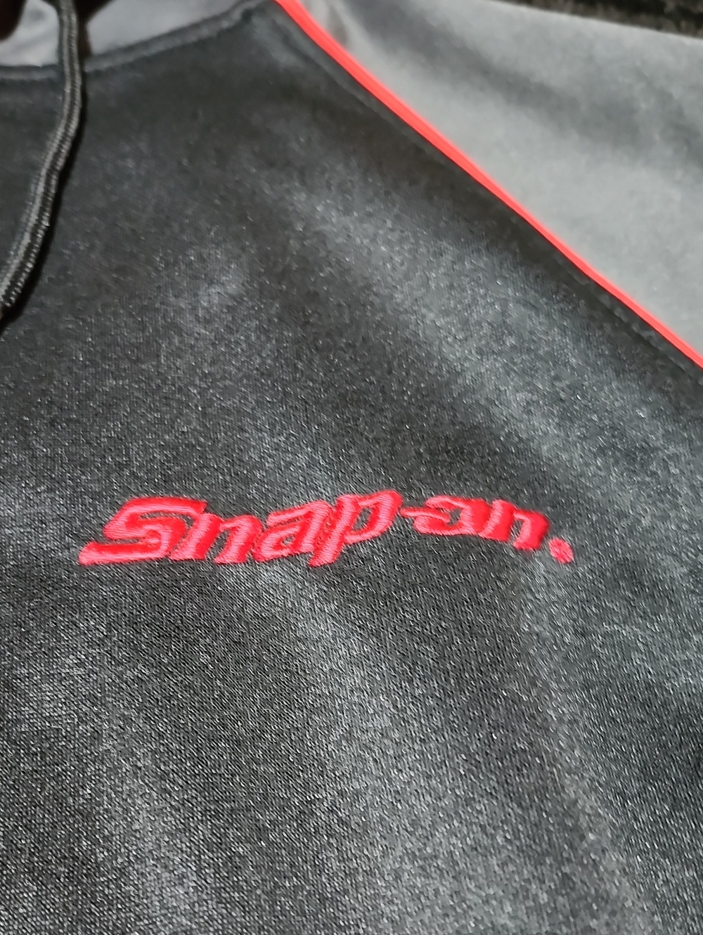SNAP-ON TOOLS EMBROIDERED COLORBLOCK QUARTER-ZIP DIGITAL CAMO HOODIE SWEATSHIRT - Picture 2 of 13